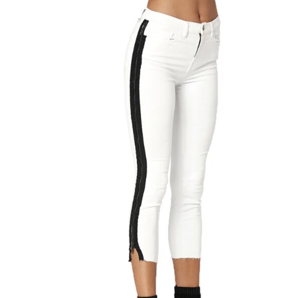 BNWT - ETIENNE MARCEL DENIMN WHITE ZIPPER JEANS - 29 - Picture 1 of 11